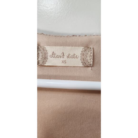 Rose Gold xs Altar'd state sequin dress - Picture 2 of 5